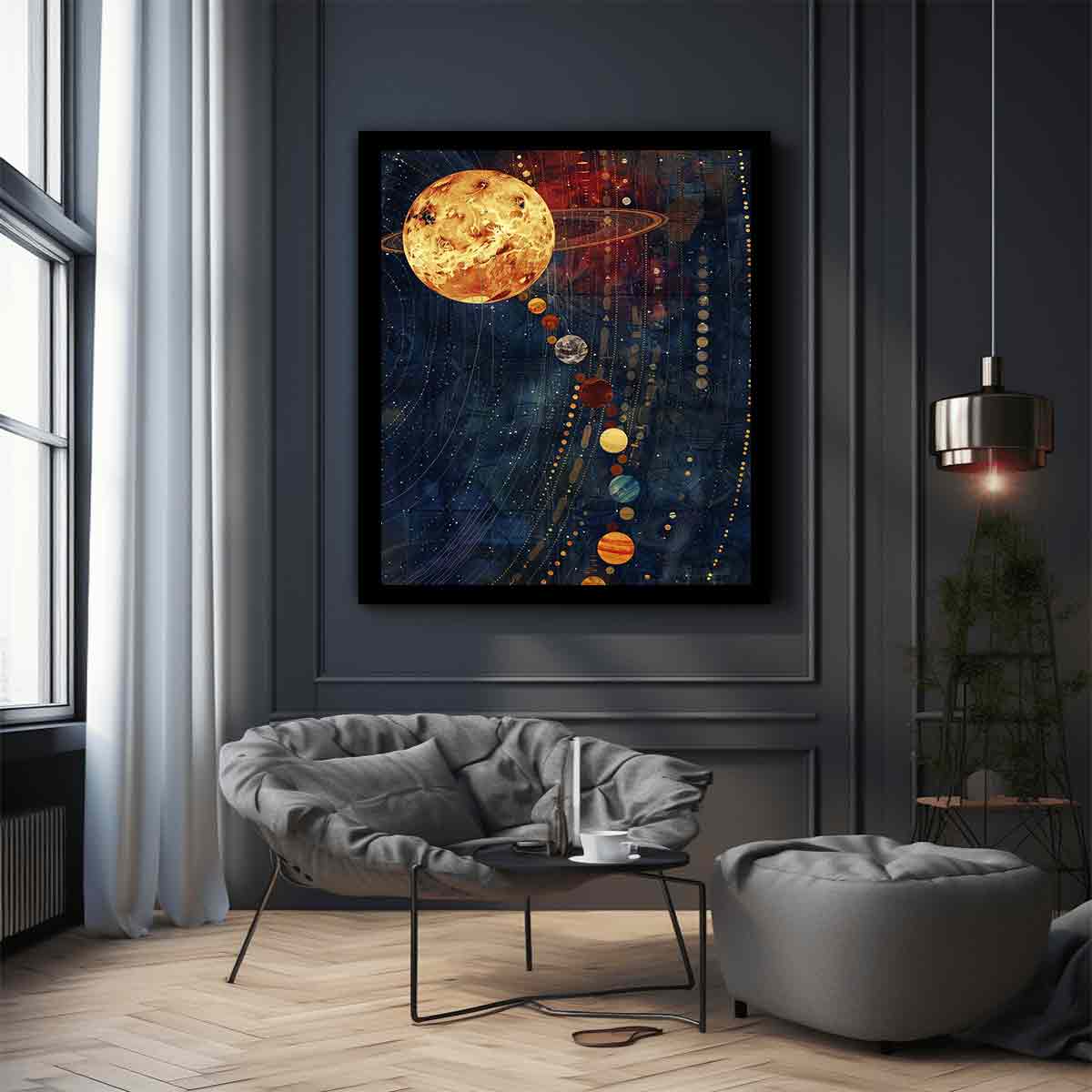 Solar System Canvas Art Print-2