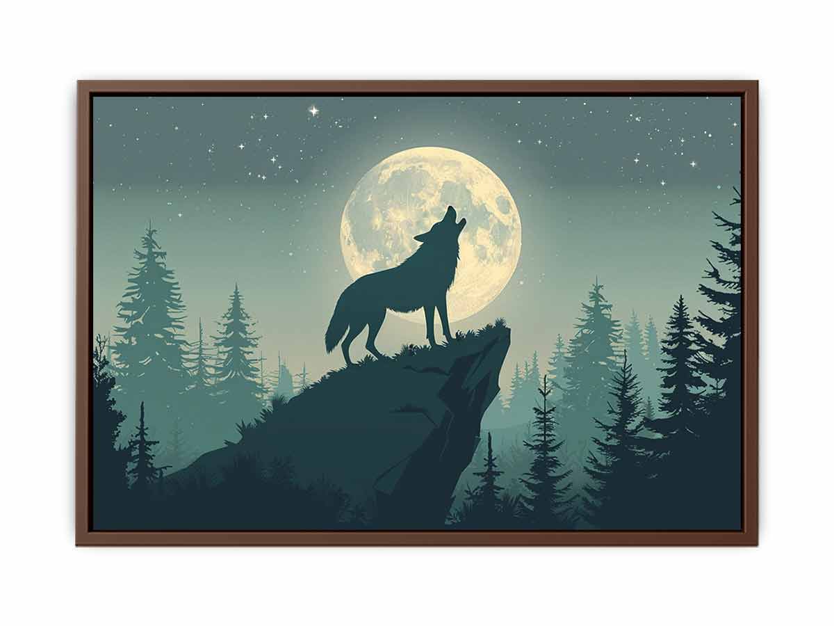 Wolf  Canvas Art  Print Poster-6