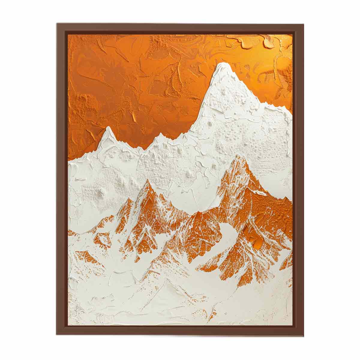 Textured Mountian  Canvas painting-6