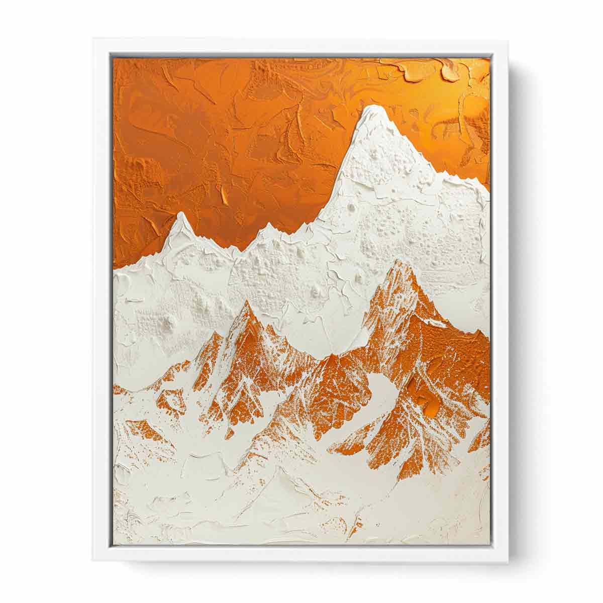 Textured Mountian  Canvas painting-5