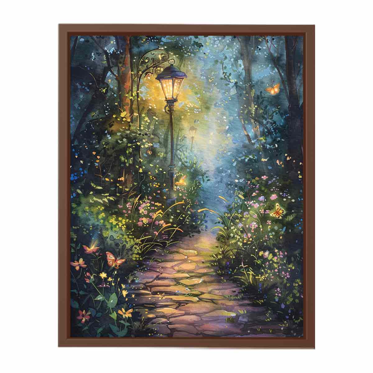 Evening Garden  Canvas Art Print-6