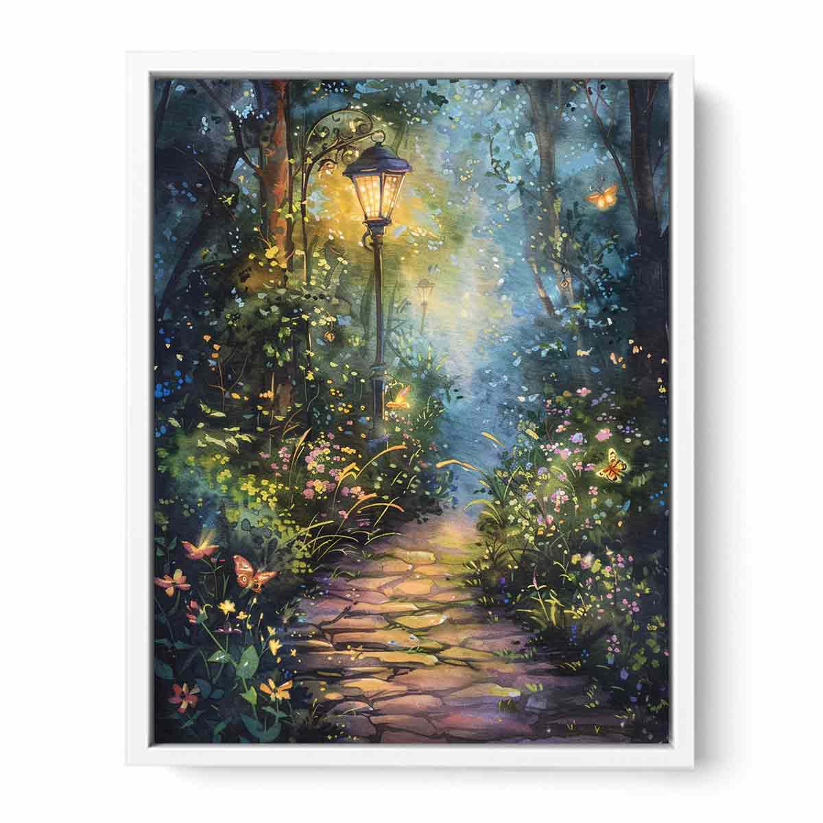 Evening Garden  Canvas Art Print-5