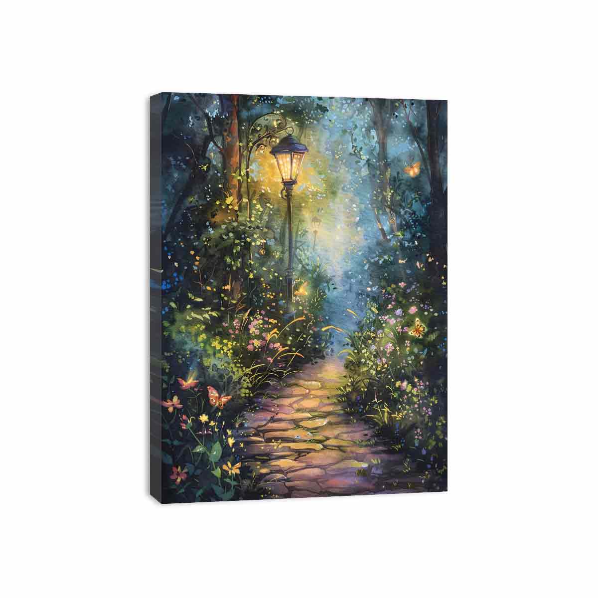 Evening Garden  Canvas Art Print-3