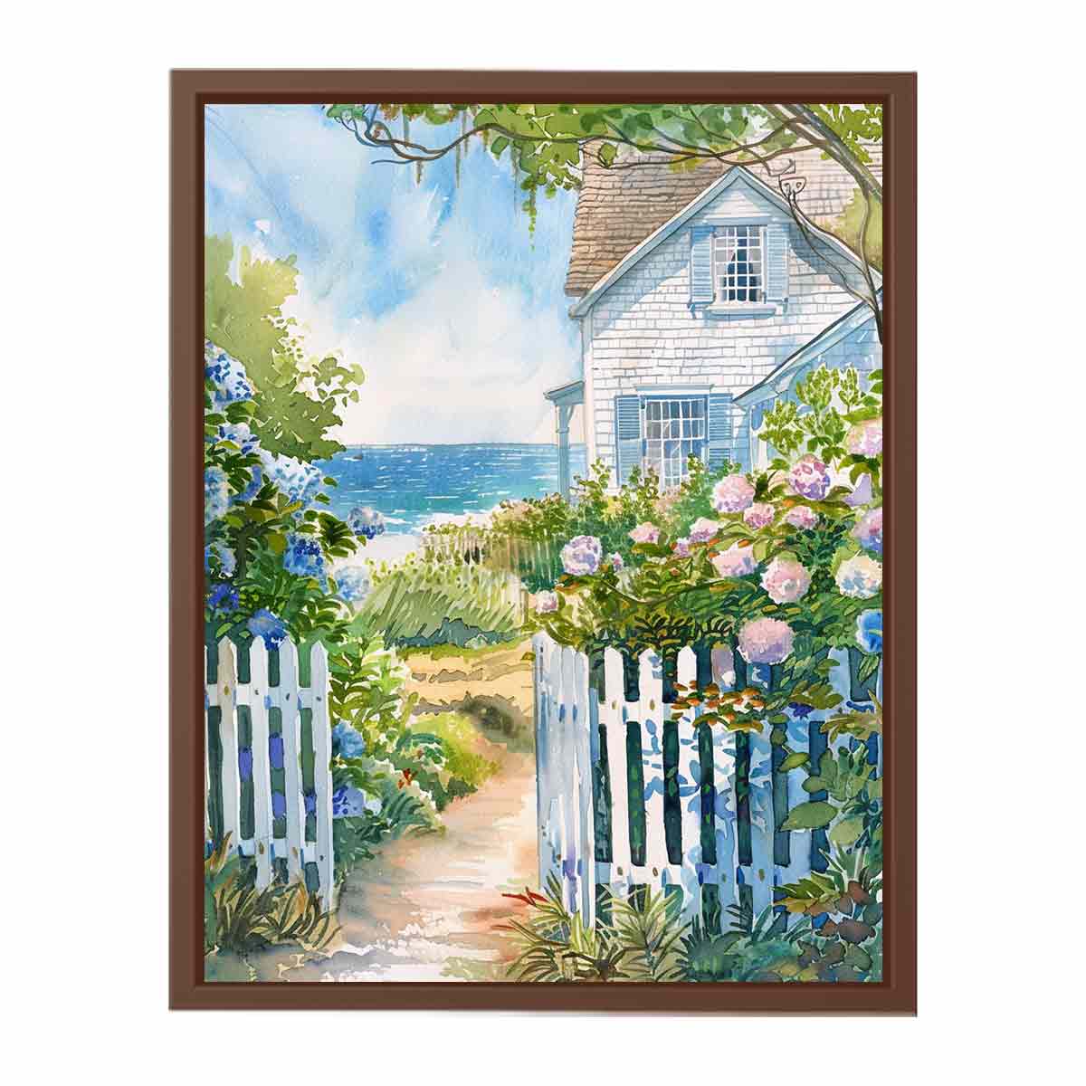 Beach House  Canvas Painitng-6