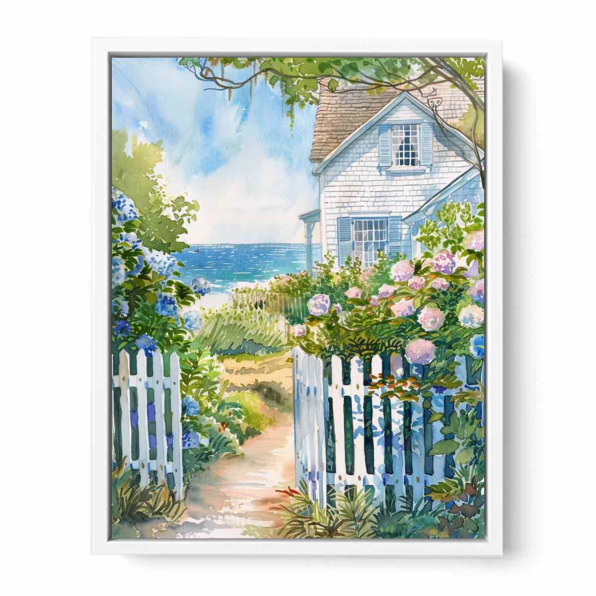 Beach House  Canvas Painitng-5