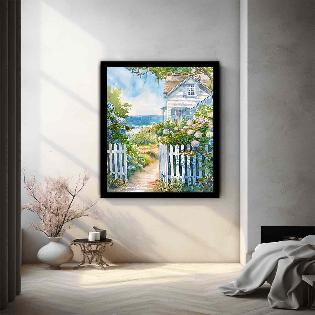 Beach House  Canvas Painitng-1