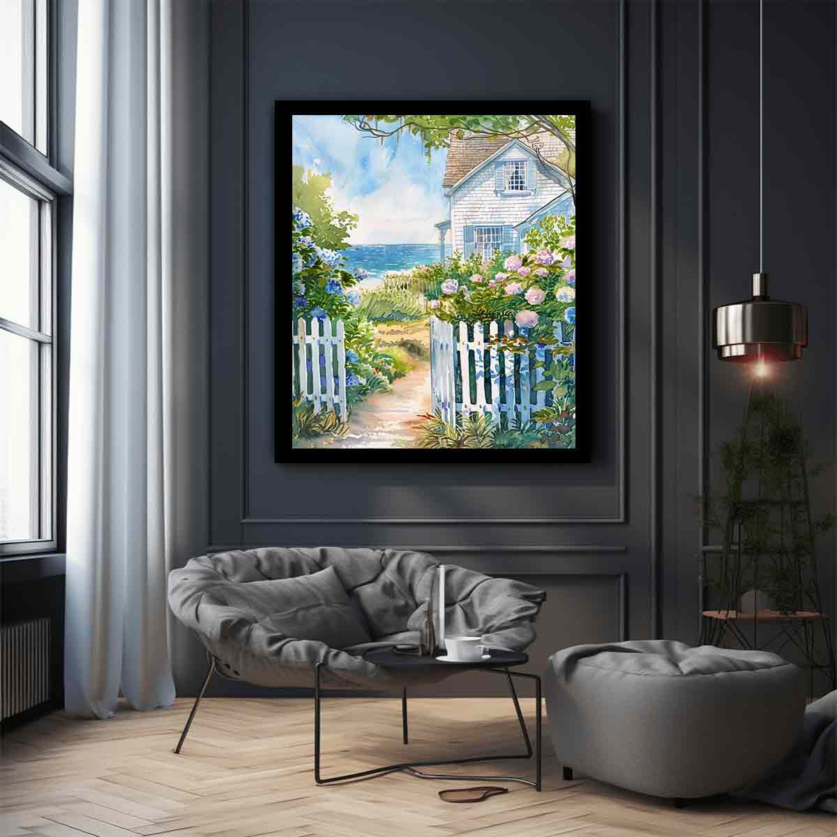 Beach House  Canvas Painitng-2