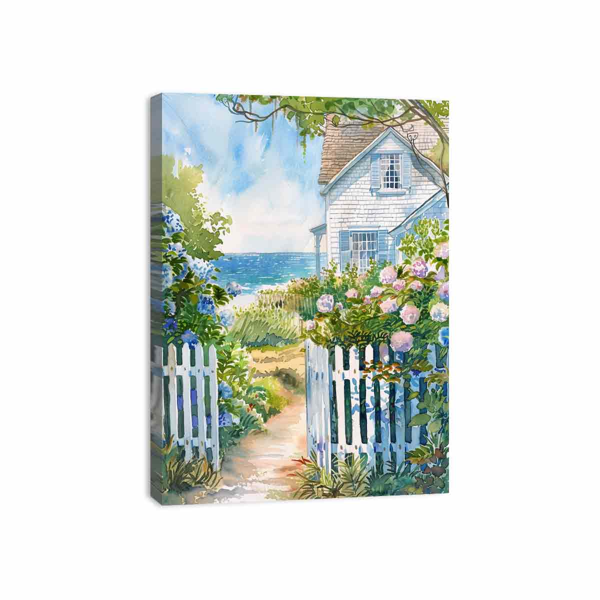 Beach House  Canvas Painitng-3