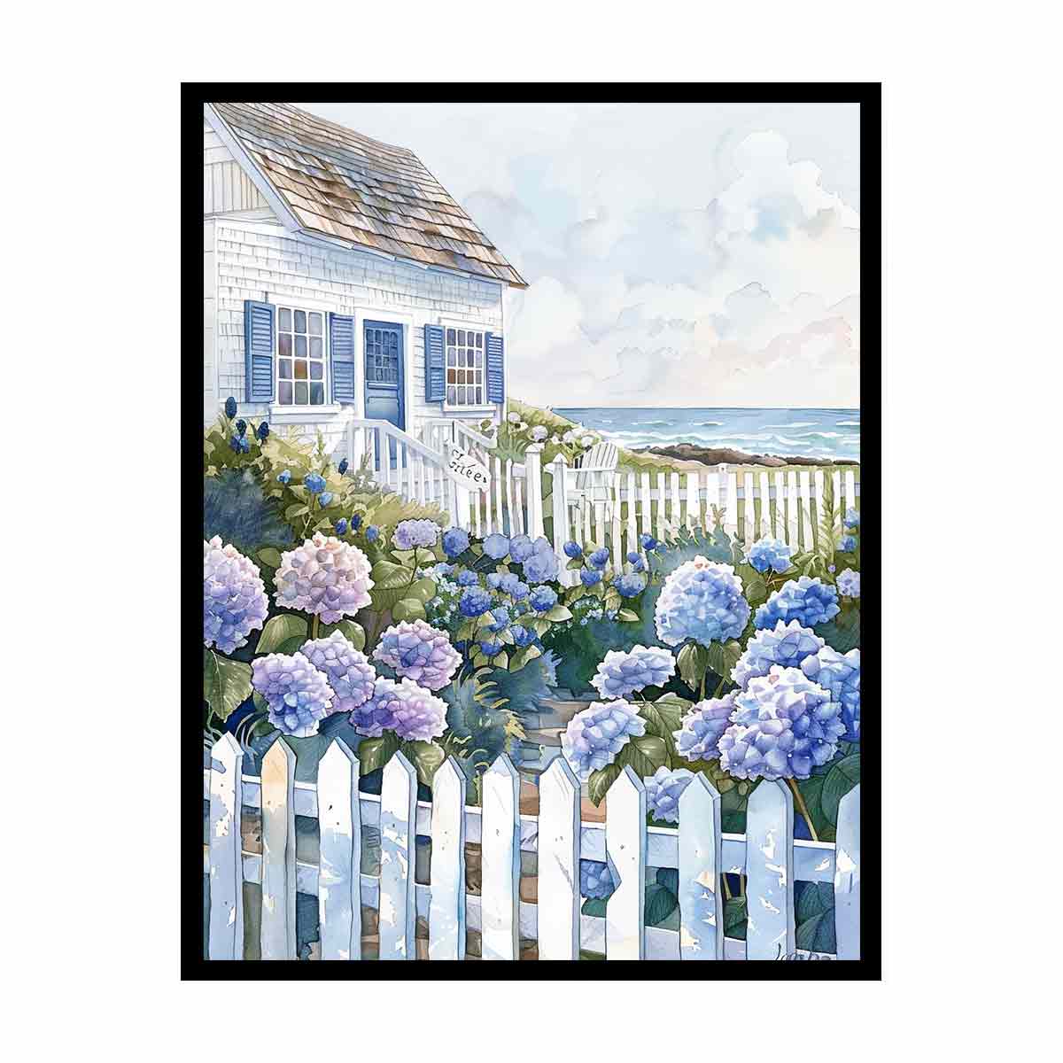Beach House  Canvas art Print-4