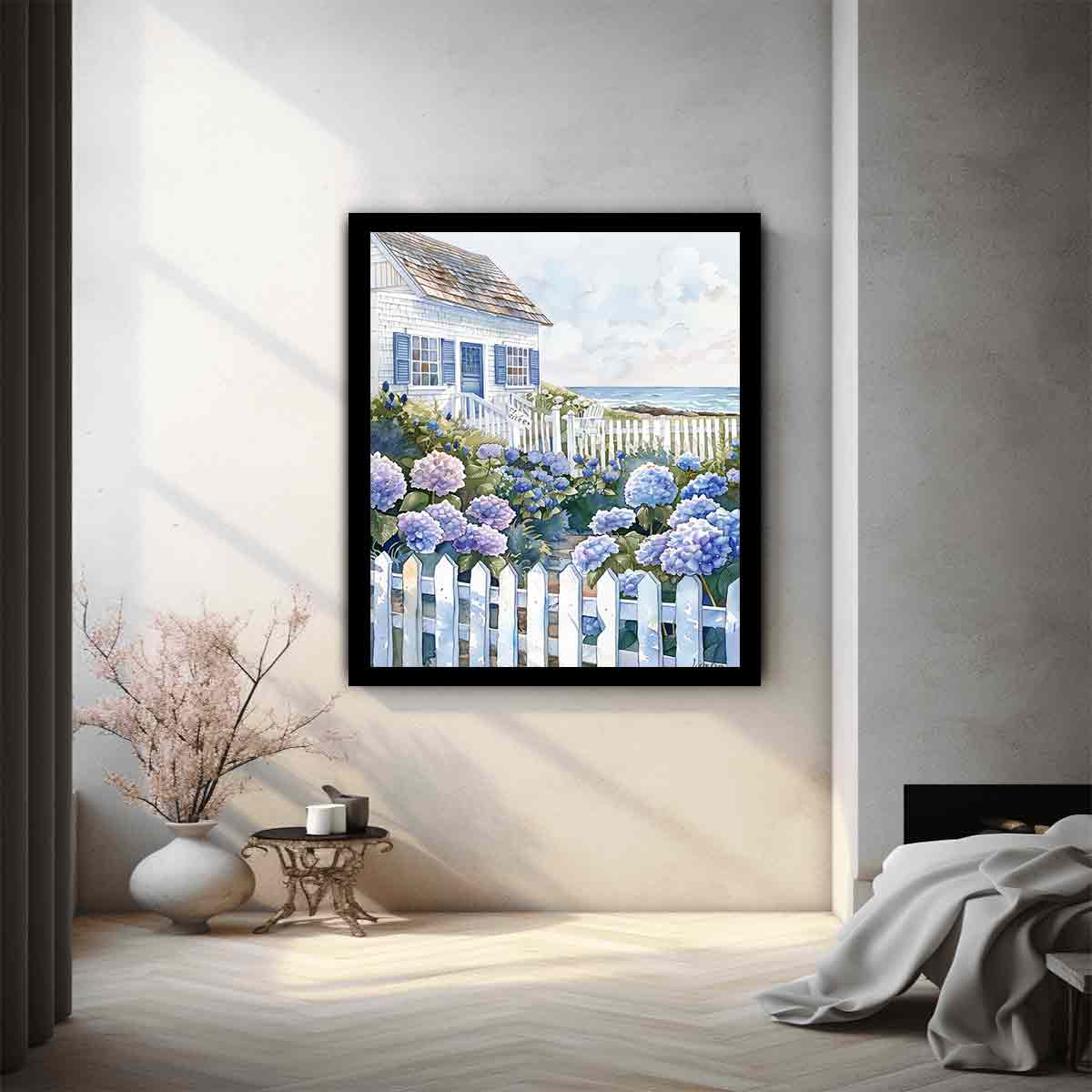 Beach House  Canvas art Print-1