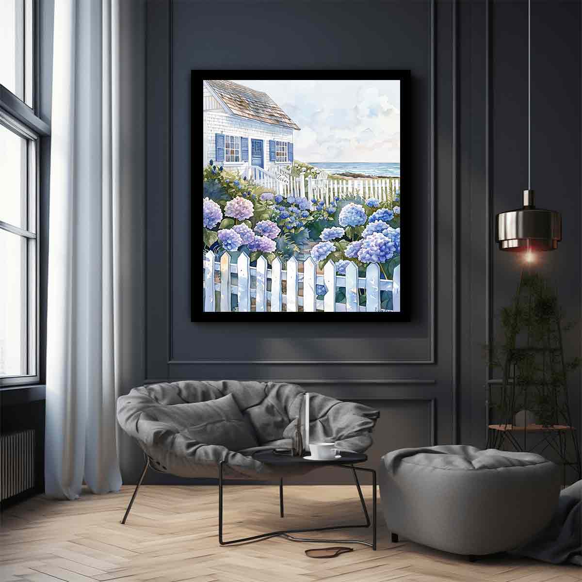 Beach House  Canvas art Print-2