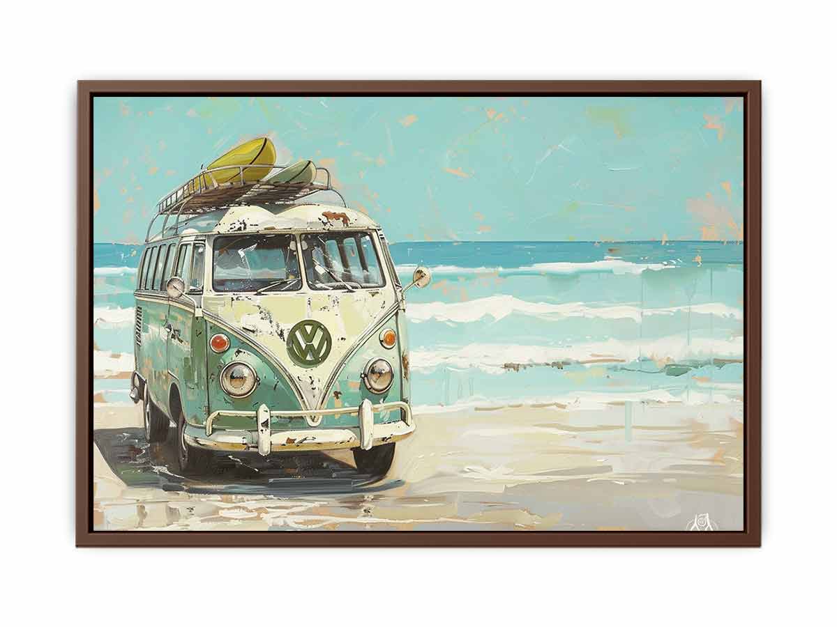 Vw Bus Canvas Art Print-6