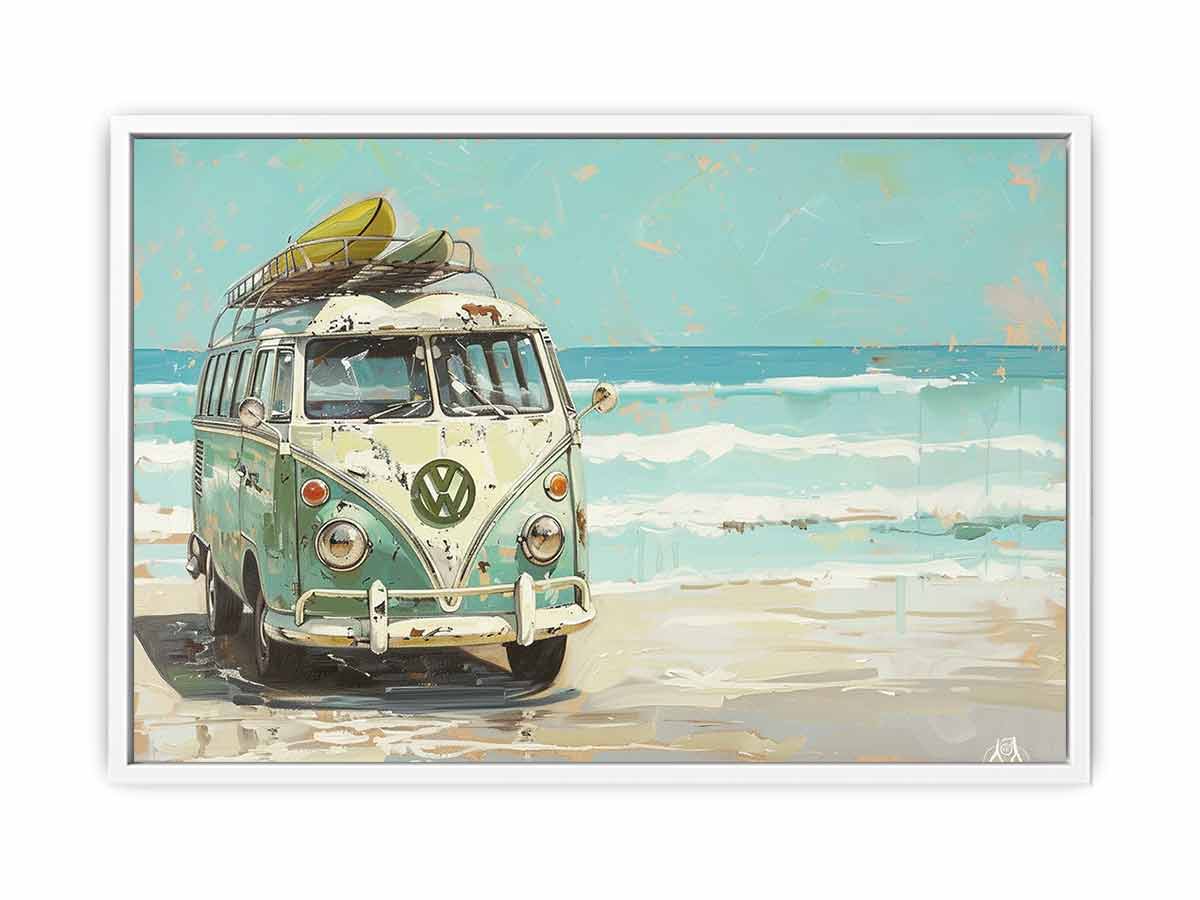 Vw Bus Canvas Art Print-5