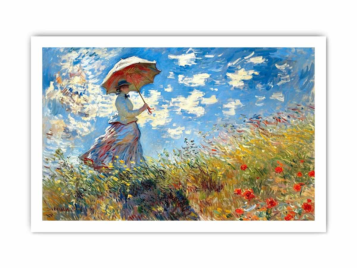 Sunshade  Famous  Painting Canvas Art Print-8