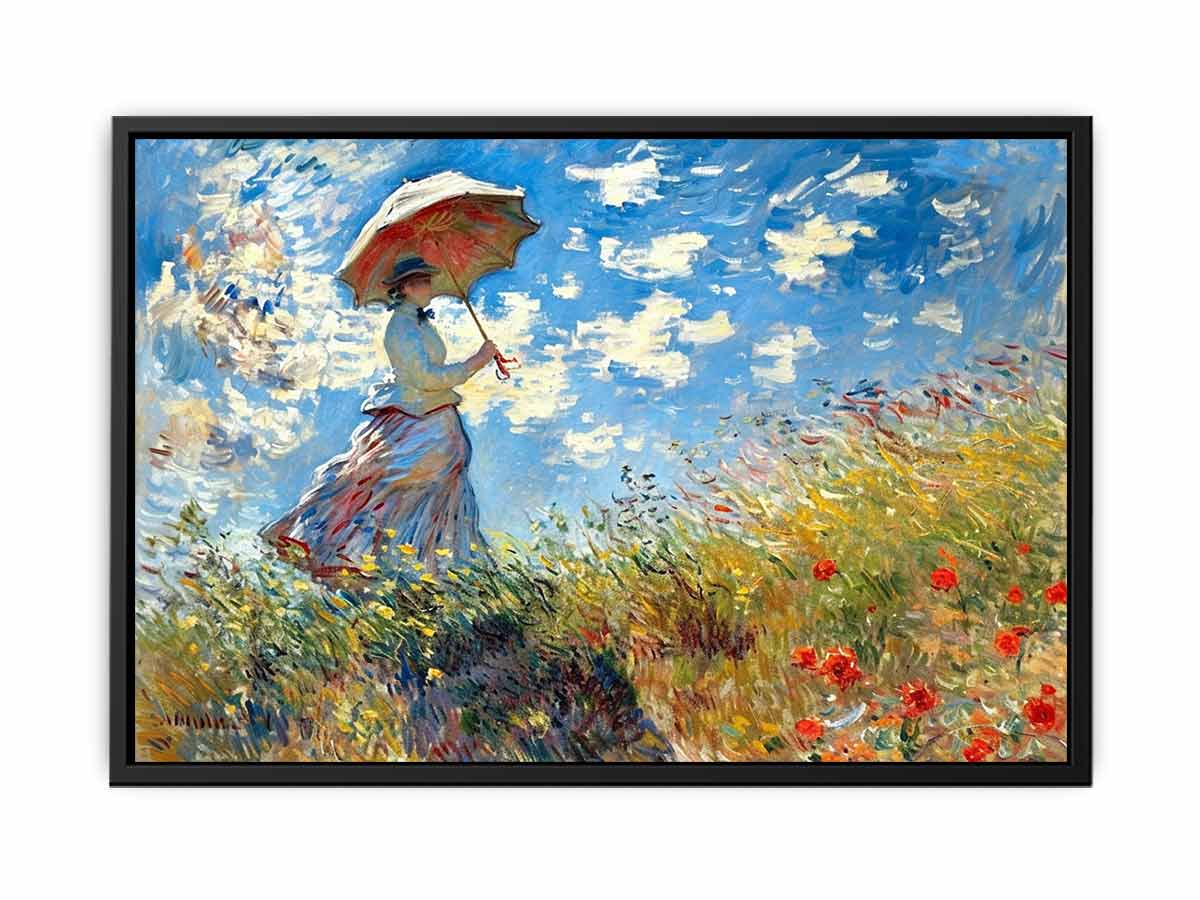 Sunshade  Famous  Painting Canvas Art Print-4