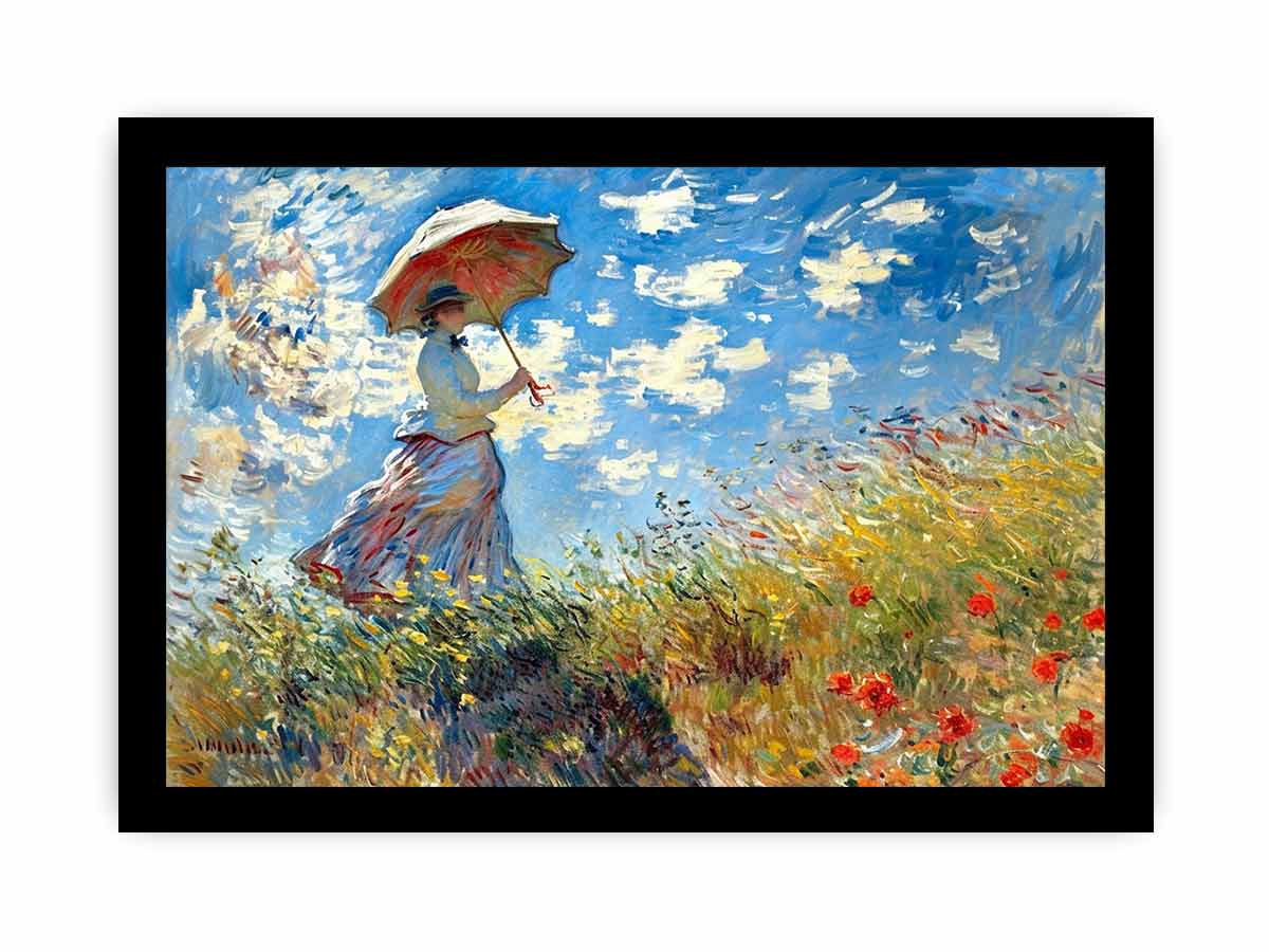 Sunshade  Famous  Painting Canvas Art Print-7
