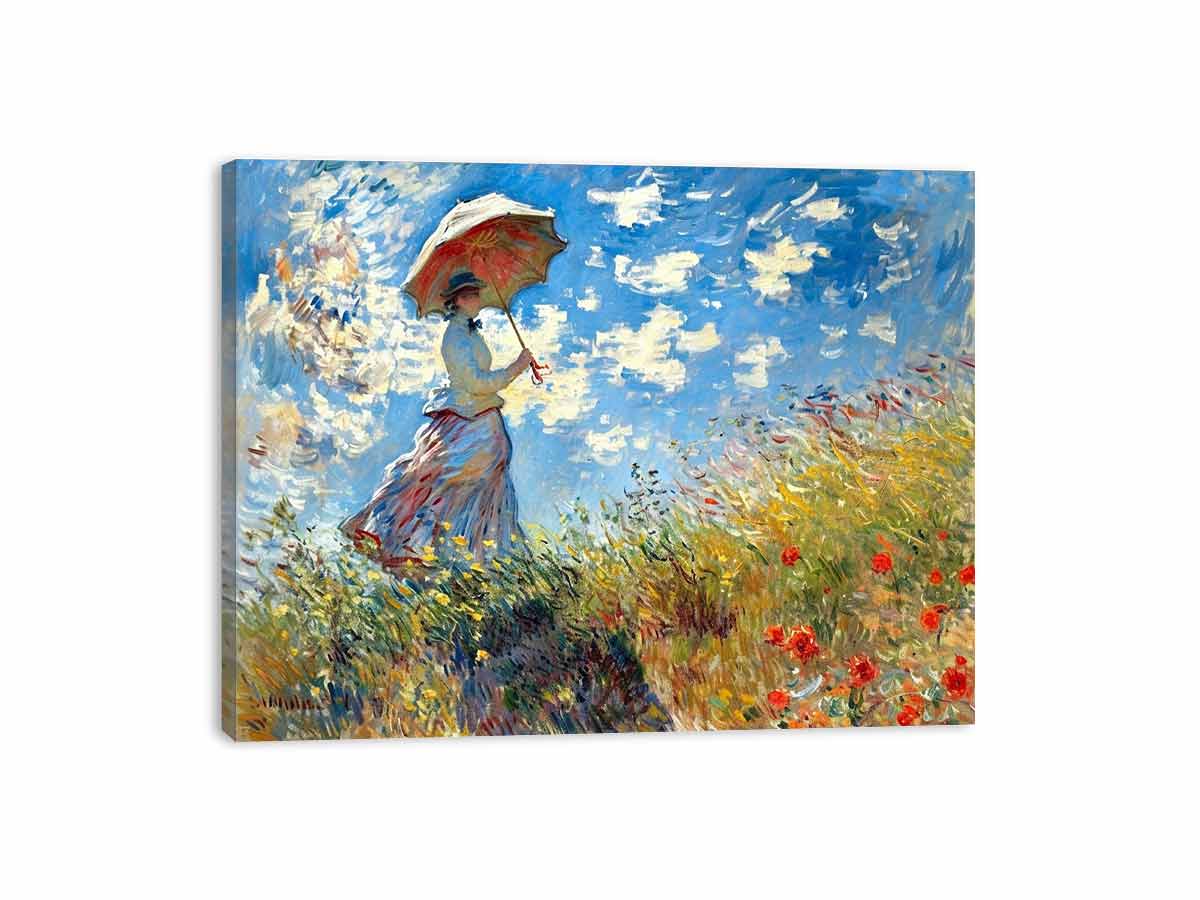 Sunshade  Famous  Painting Canvas Art Print-3