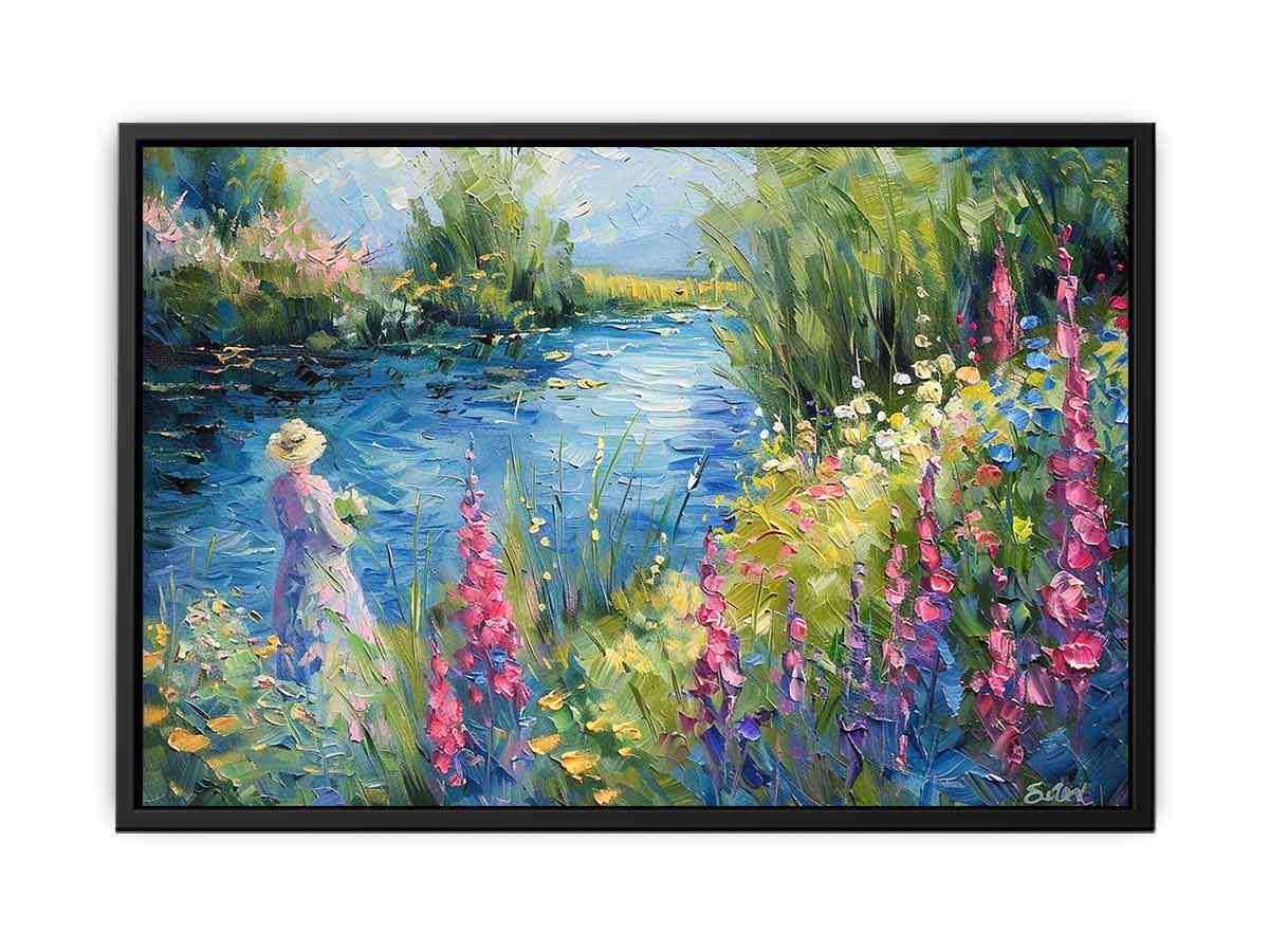 Lake Side  Canvas Art Print-4