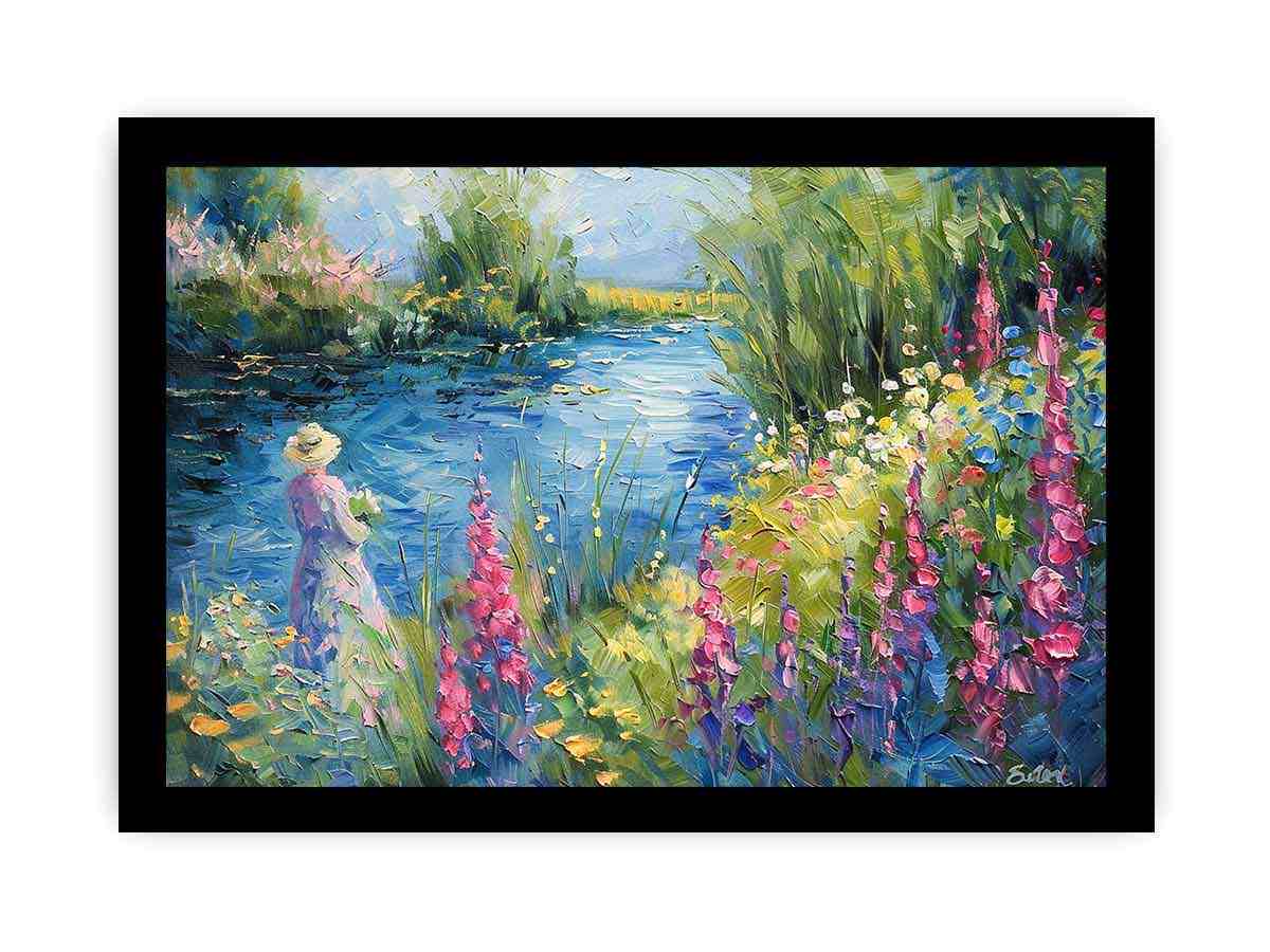 Lake Side  Canvas Art Print-7