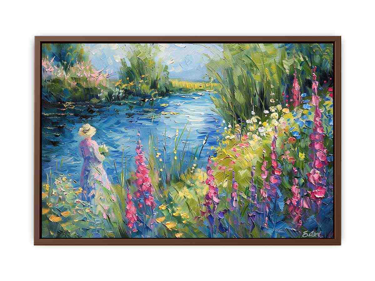 Lake Side  Canvas Art Print-6