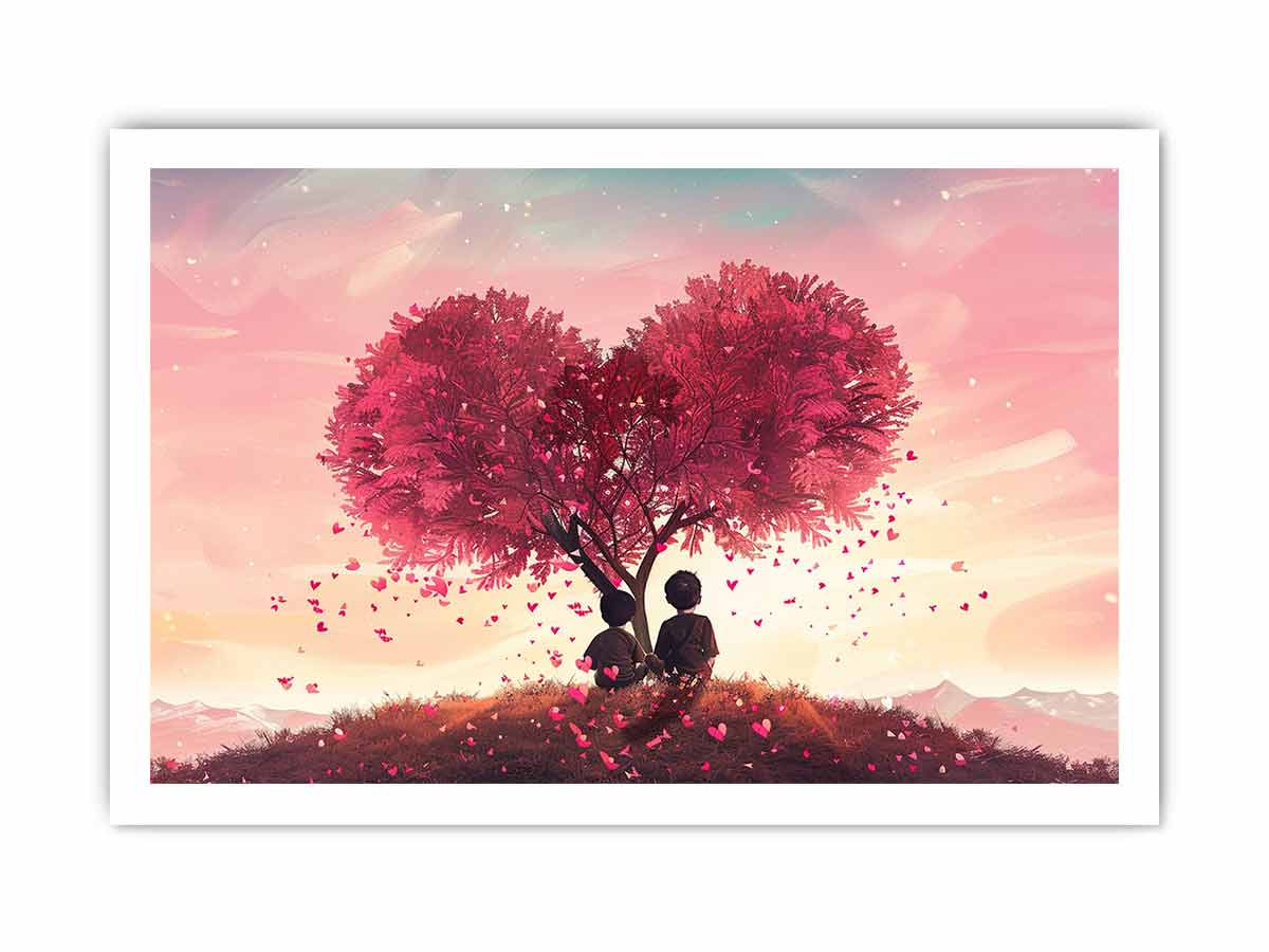 Love Tree  Canvas Art Print-8