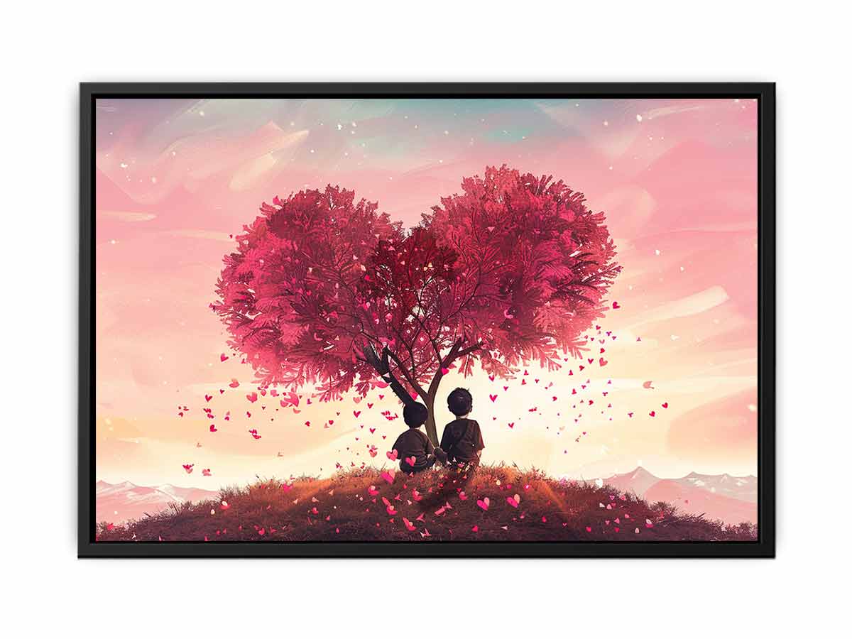Love Tree  Canvas Art Print-4