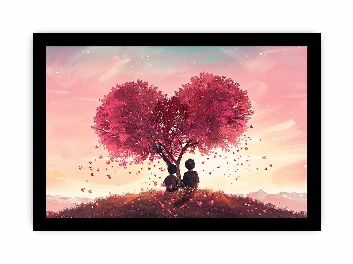 Love Tree  Canvas Art Print-7