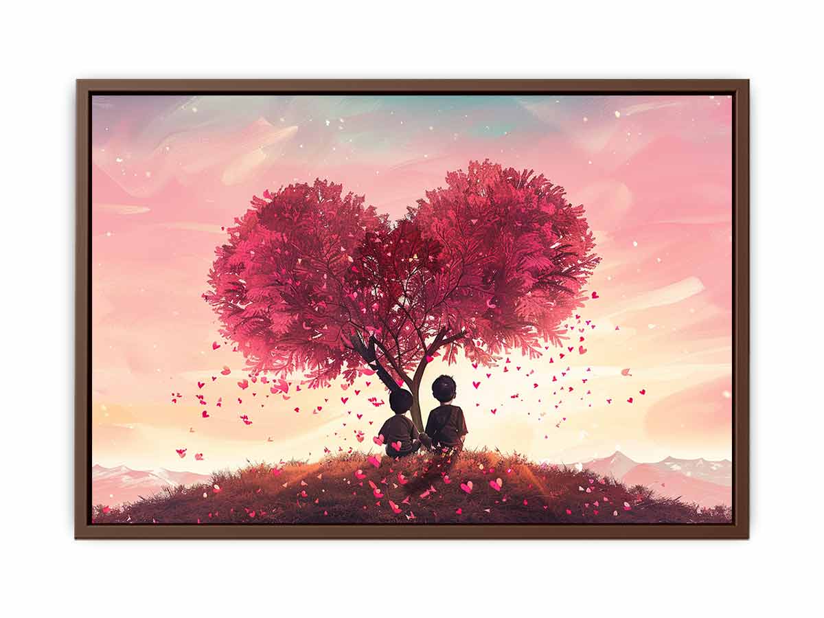 Love Tree  Canvas Art Print-6