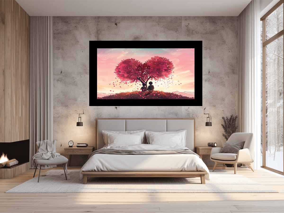 Love Tree  Canvas Art Print-1