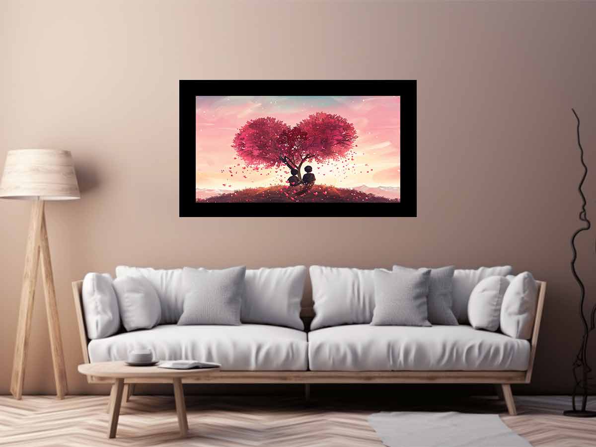 Love Tree  Canvas Art Print-2