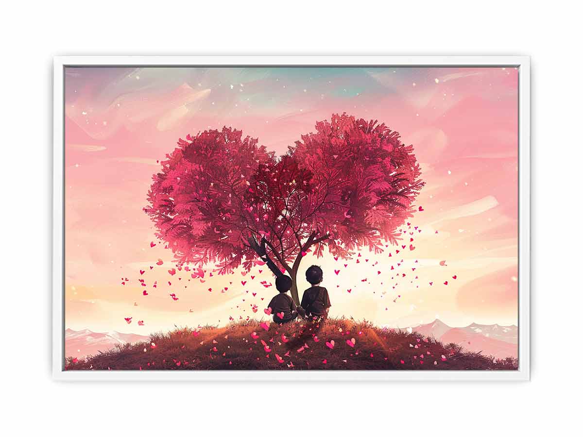 Love Tree  Canvas Art Print-5