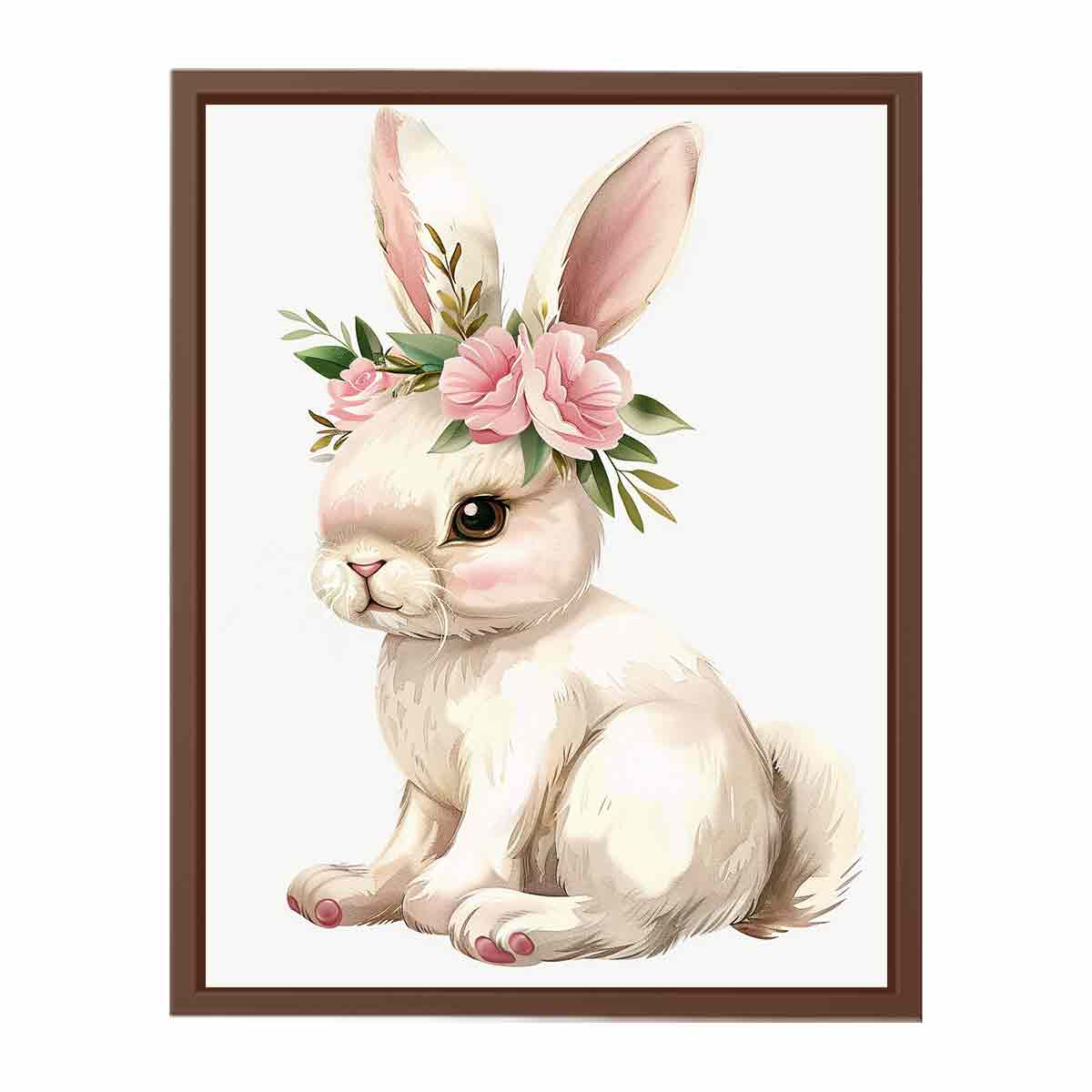Cute Bunny  Canvas Art Print-6