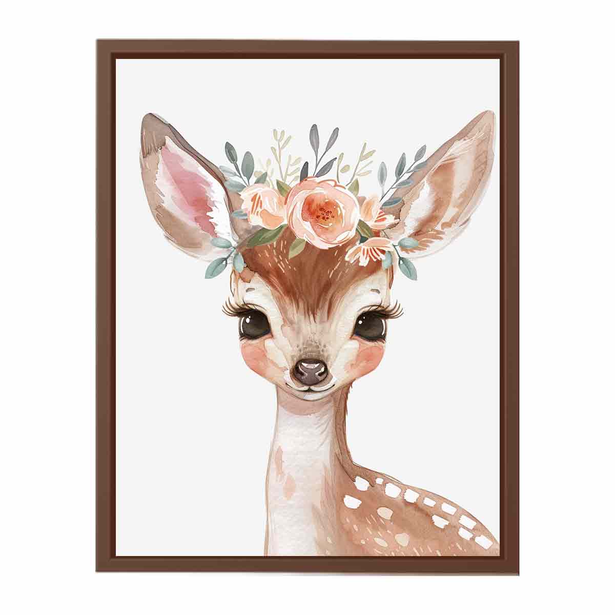Baby Deer Canvas Art Print-6