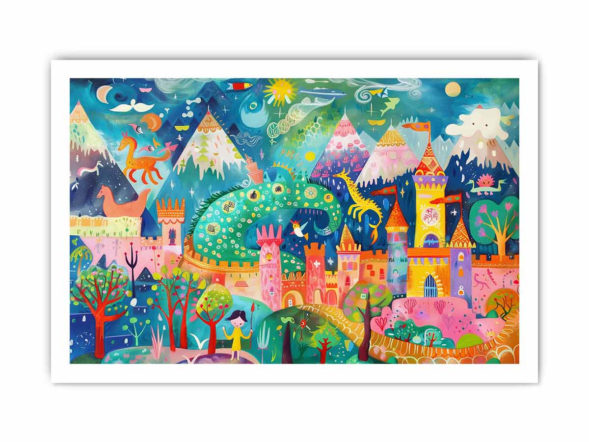 Kids Nursery Art Canvas Art Print-8