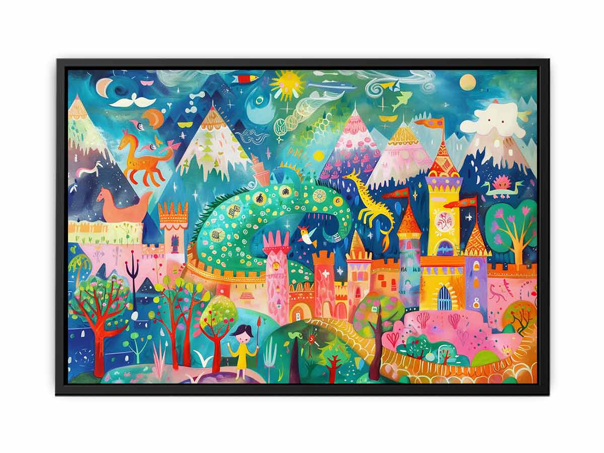 Kids Nursery Art Canvas Art Print-4