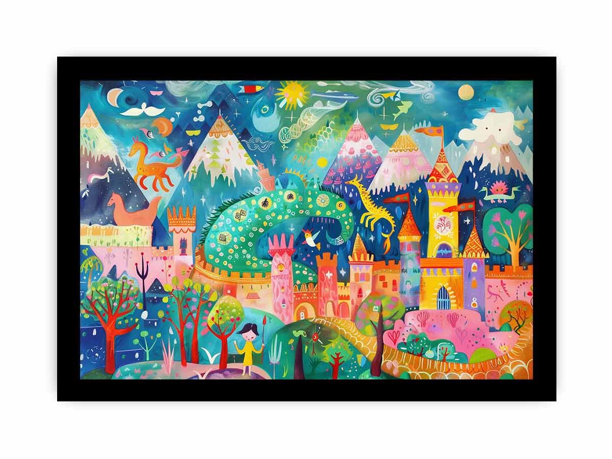 Kids Nursery Art Canvas Art Print-7