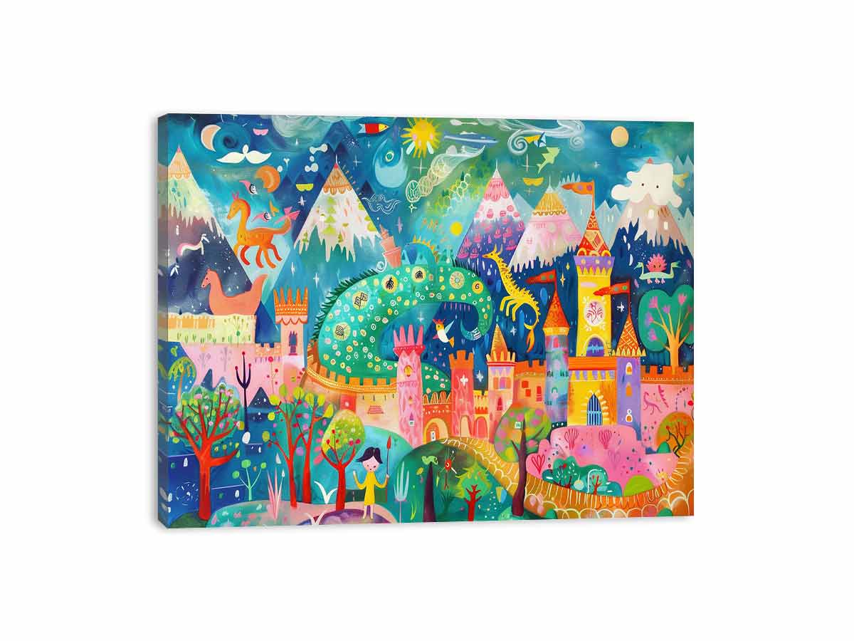 Kids Nursery Art Canvas Art Print-3