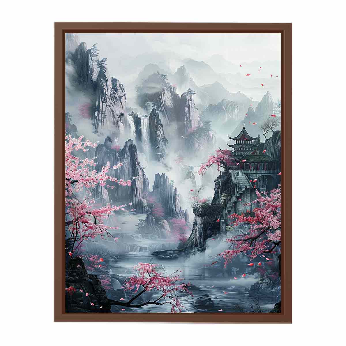 Asian Landscape  Canvas Painting Print-6