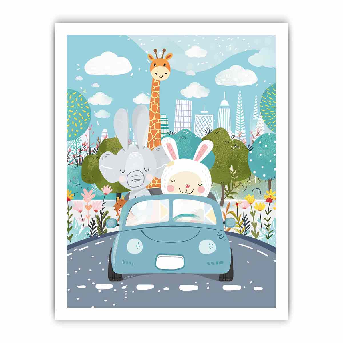 Kids Car  Nursery Wall art  Poster-8