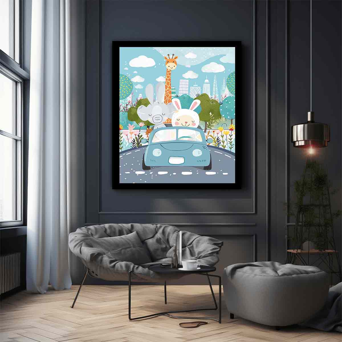 Kids Car  Nursery Wall art  Poster-2