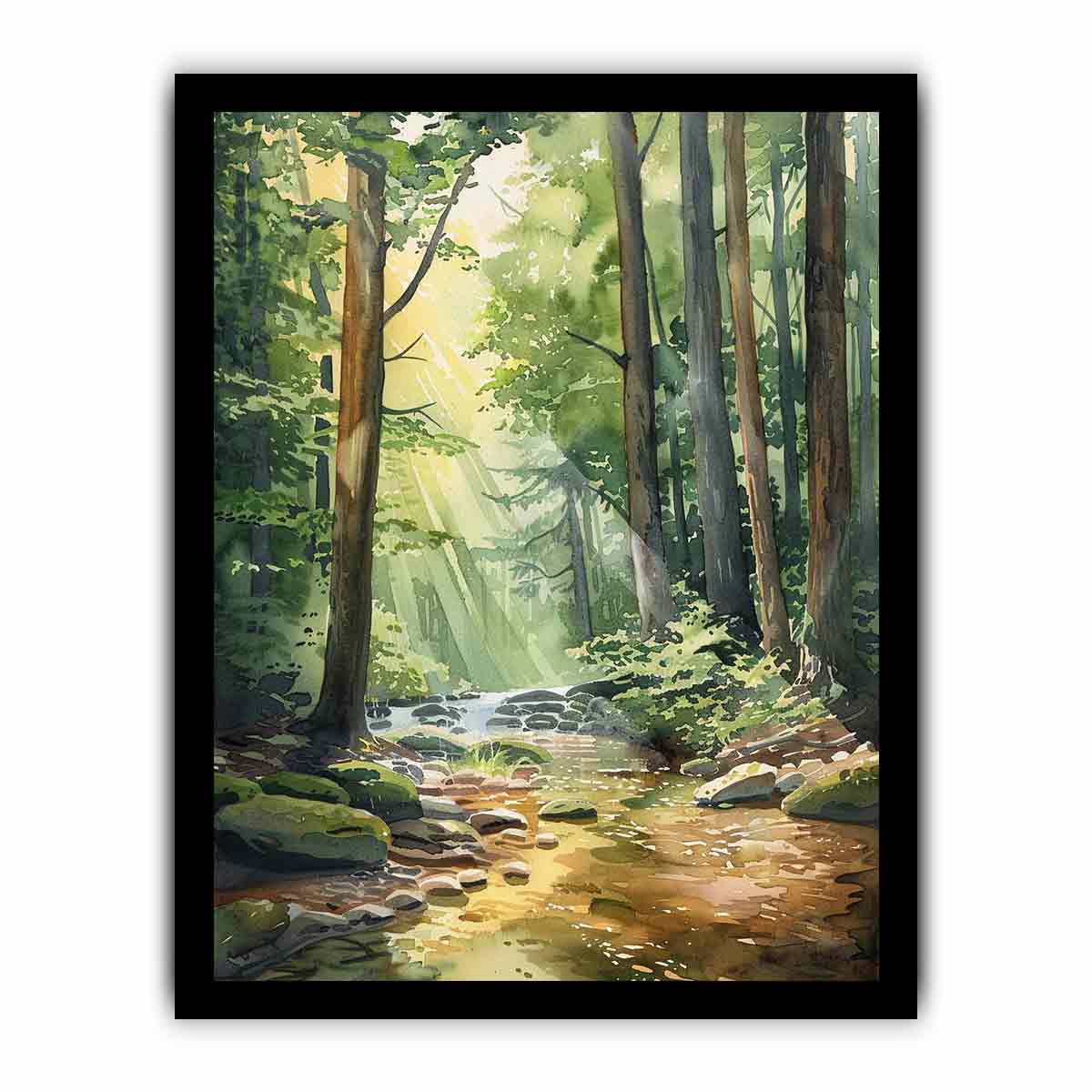 Forest Path  Canvas Art Print-7