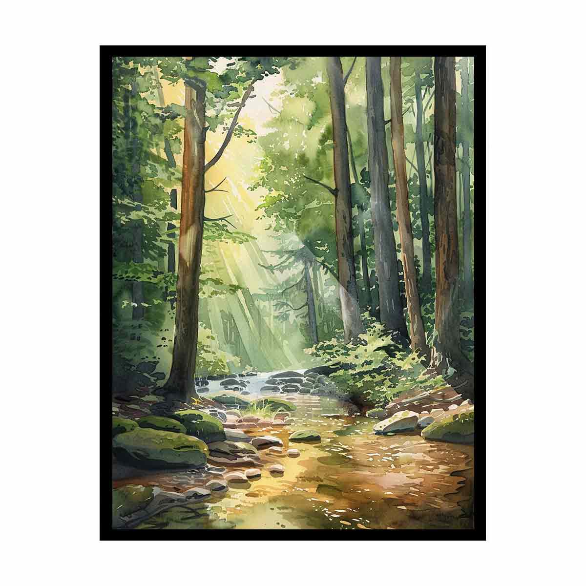 Forest Path  Canvas Art Print-4