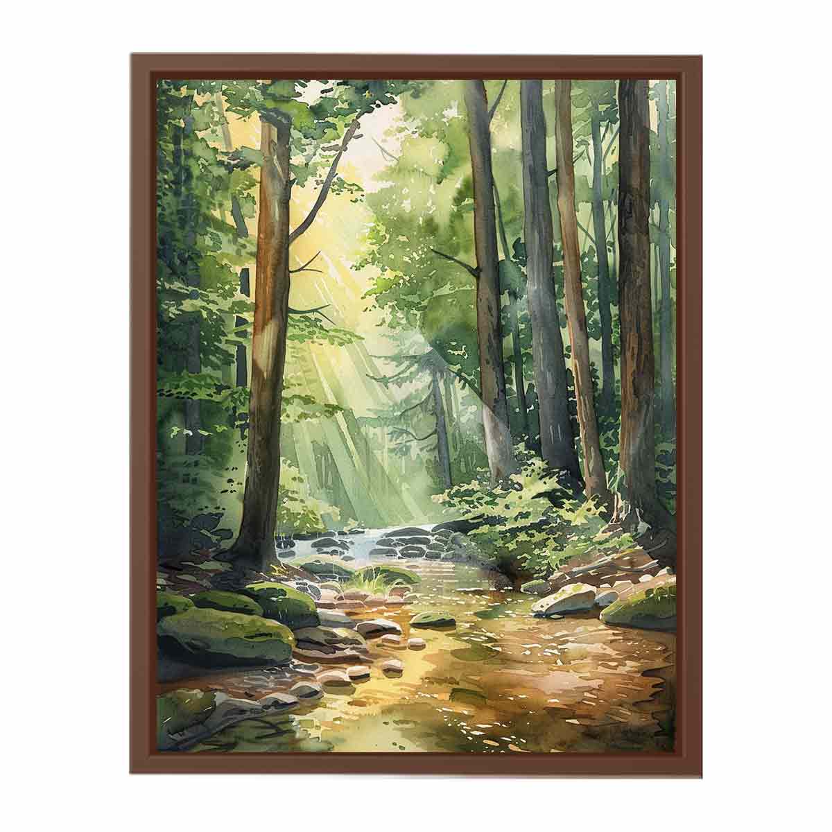 Forest Path  Canvas Art Print-6