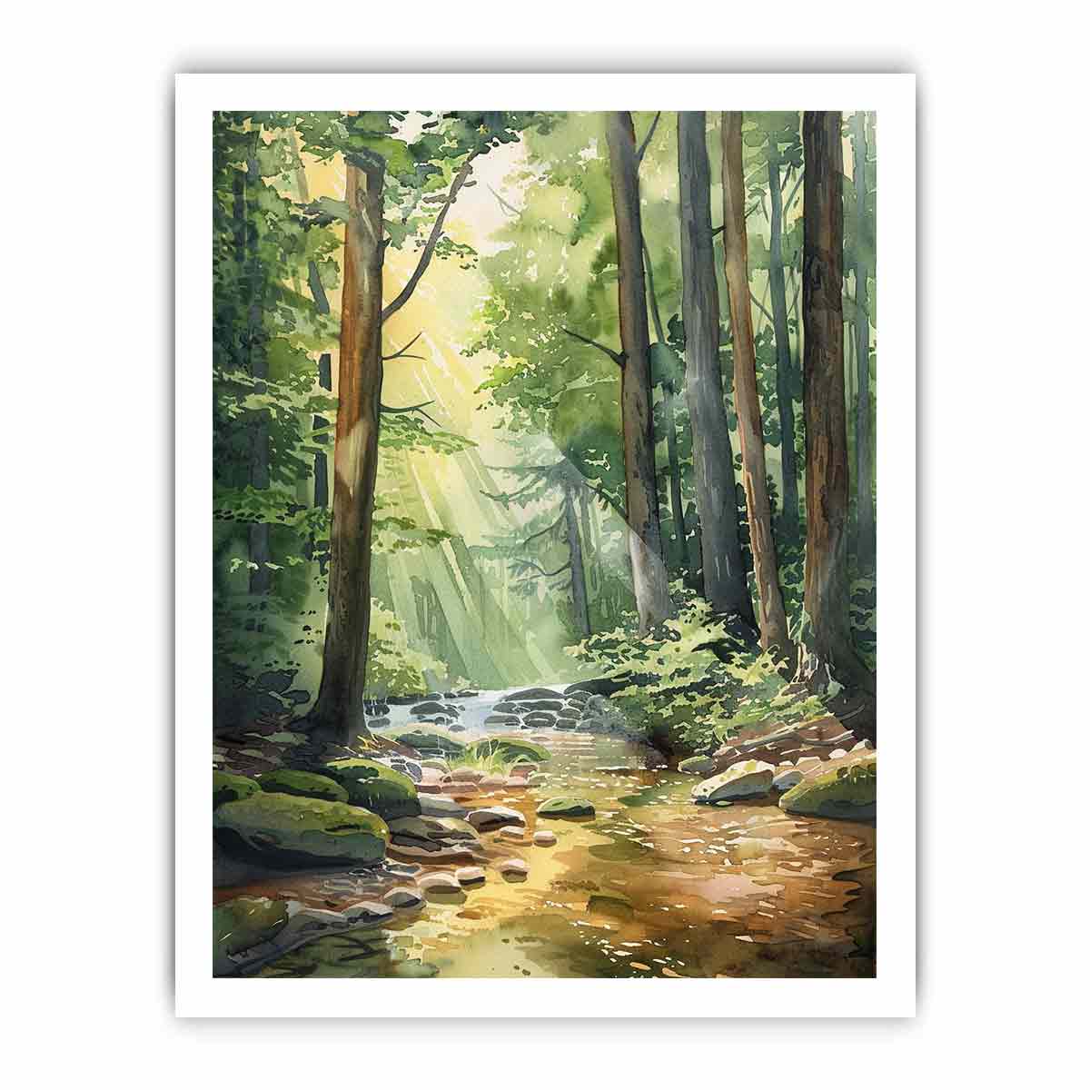 Forest Path  Canvas Art Print-8
