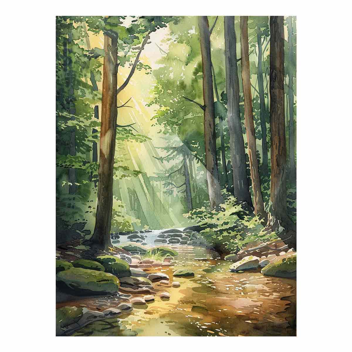 Forest Path  Canvas Art Print-0