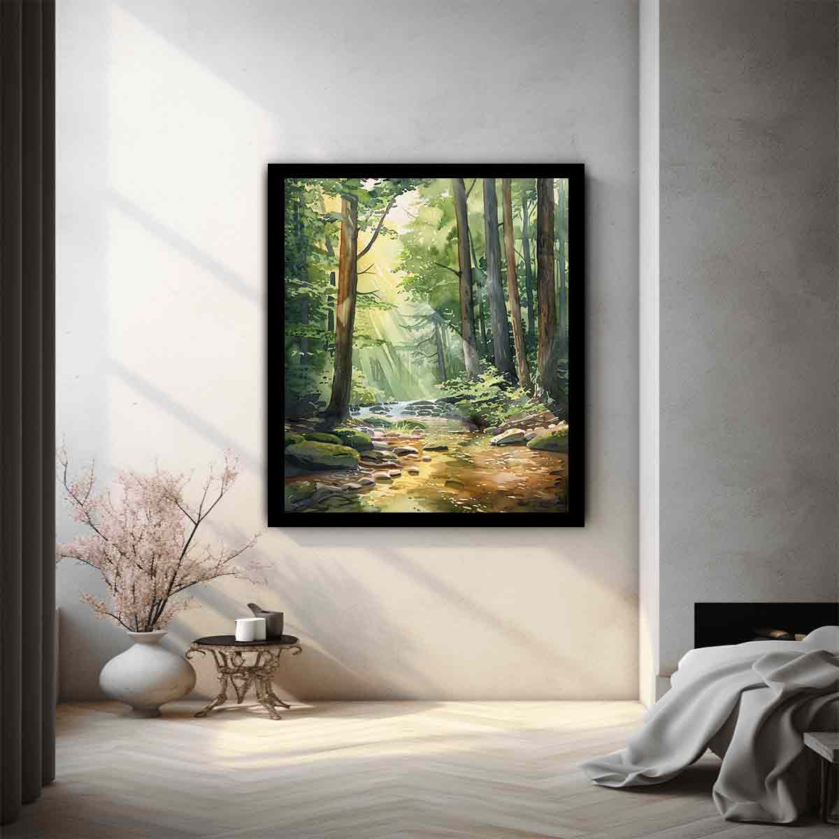 Forest Path  Canvas Art Print-1