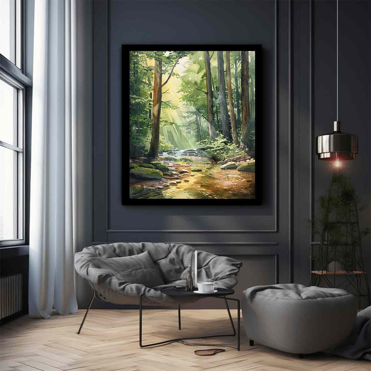 Forest Path  Canvas Art Print-2
