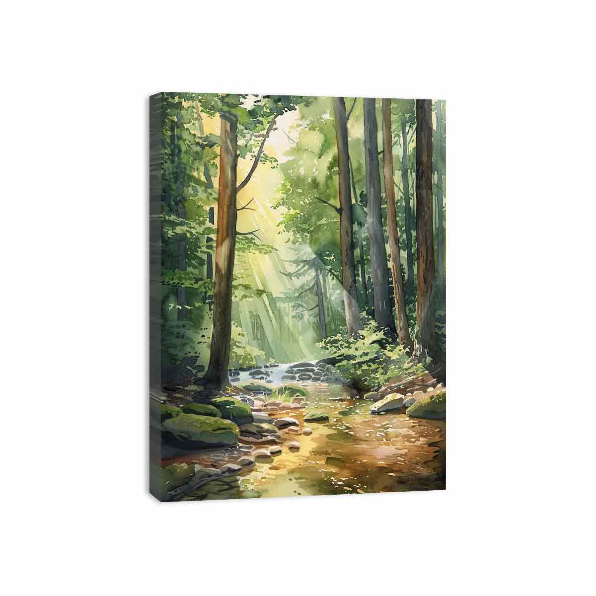 Forest Path  Canvas Art Print-3