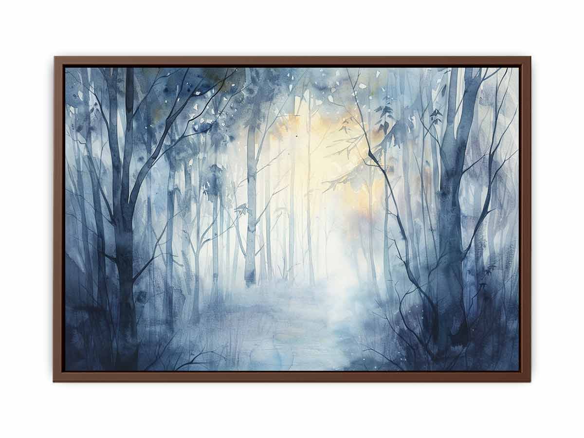 Misty Forest  Canvas Art Print-6