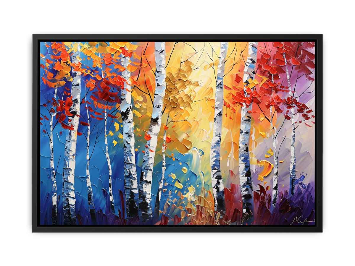 Birch Trees Canvas Art Print-4